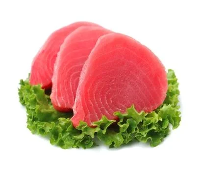 Steak of tuna fish. Foto stock