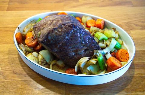 Steak with vegetables 写真素材