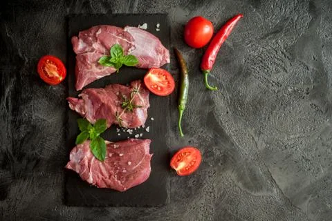 Steaks beef Foto stock
