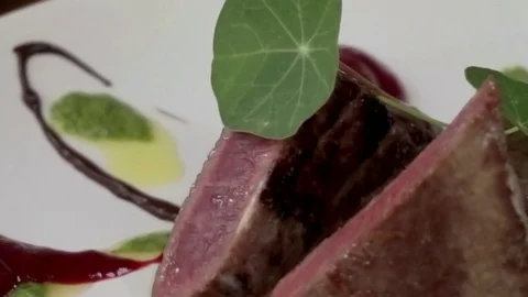 Steaks closeup Stock Footage 79507791