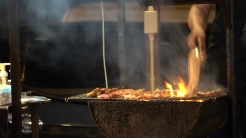 Steaks Cooking Stock Footage 246937912