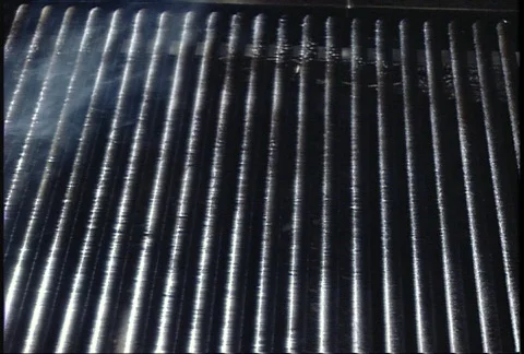 Steaks on a grill 01 Stock-Footage 145253