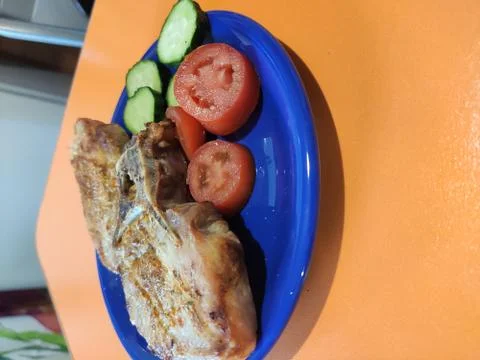 Steaks vegetables Foto stock