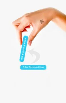 Steal password concept Stock-Fotos