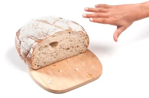 Stealing bread Stock Photos