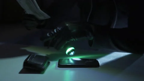 Stealing. Commit an offense. Stock Footage 221656158