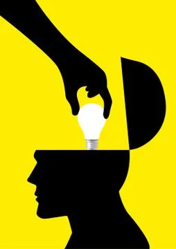 Stealing Ideas Concept Stock Illustration