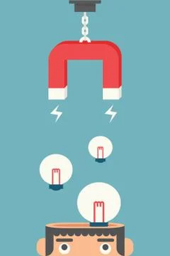 Stealing ideas Illustrazione stock