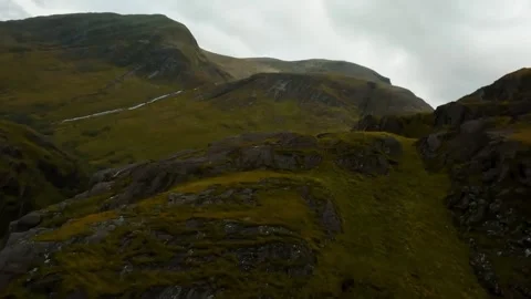 Steall Fall, Highlands, Scotland Stock Footage 264495333