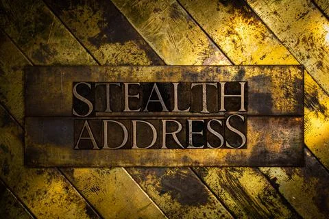 Stealth Address Stock Illustration