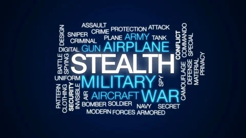 Stealth animated word cloud, text design... | Stock Video | Pond5