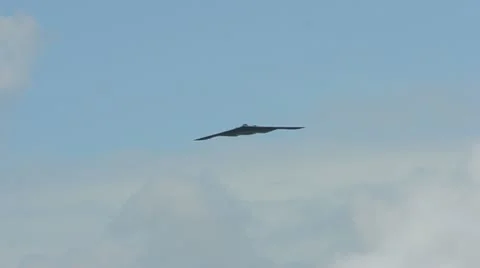 Stealth bomber in flight Stock Footage 11944301