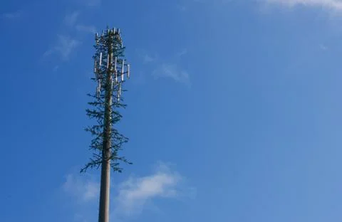 Stealth cell phone tower Stock Photos