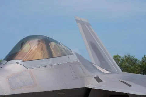 Stealth fighter jet Stock Photos