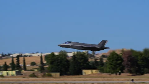 Stealth Fighter Jet Taking Off at Maximu... | Stock Video | Pond5