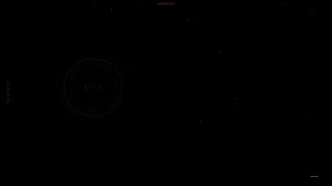 Stealth Sensor Field HUD ? Minimal Dot Array Animation 4K 库存影片 330696805