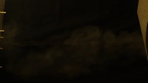 Steam Across Dark Background Stock-Footage 106674510
