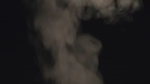 Steam on a black background Видео 65773225