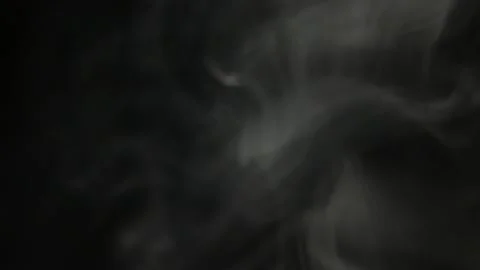Steam Black Background Stock Footage 141711702