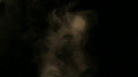 Steam Blowing, Black Background HD Stock Footage 777767
