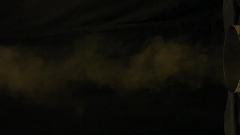 Steam Blows Across Dark Background Stock Footage 106674491