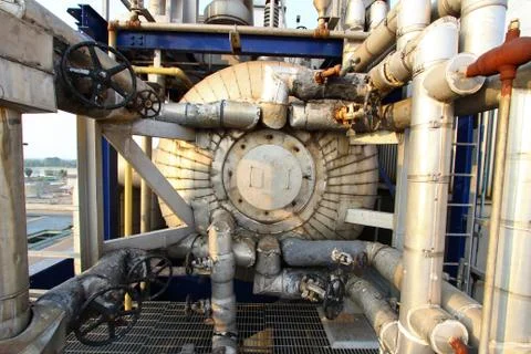 Steam boiler Stock Photos