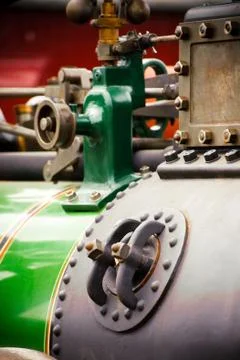Steam boiler Foto stock