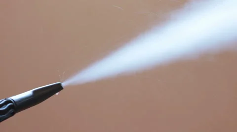Steam cleaner on blured background. Stock Footage 55721056