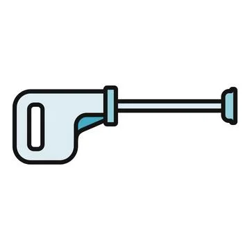 Steam cleaner nozzle tool for deep cleaning and disinfection Stock Illustration