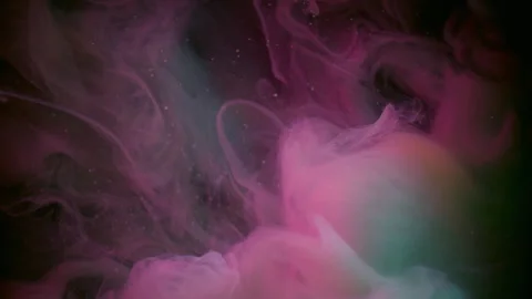 Steam cloud dark haze smoke spray paint splash Stock-Footage 313316145