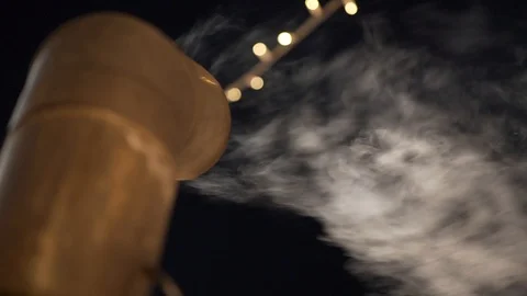 Steam Coming Out Of The Pipe Stock Footage 121648690