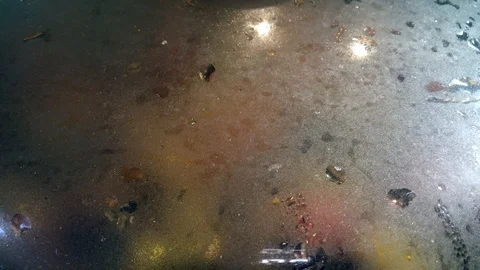 Steam condensing on the glass lid during cooking. Stock Footage 109451017