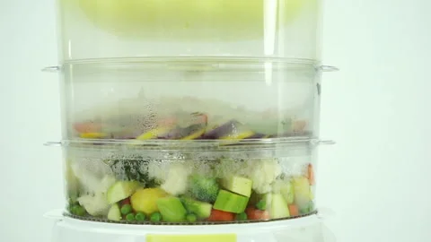 Steam cooker in operation Stock Footage 270231162
