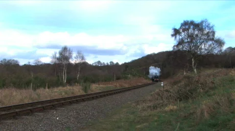 Steam in the countryside Stock Footage 364155
