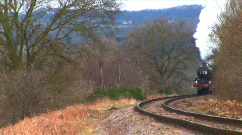 Steam in the countryside Stock Footage 364242