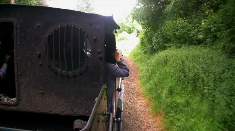 Steam in the countryside Stock Footage 479736