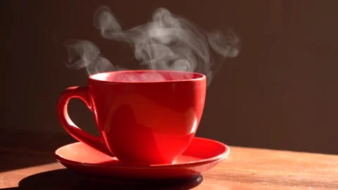 Steam from a cup of tea close up.or tea Stock Footage 140967937