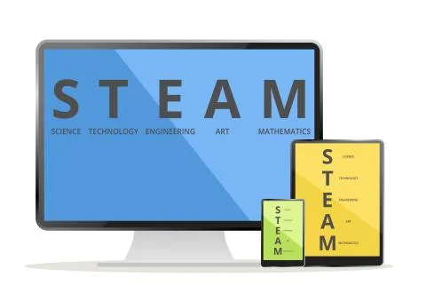 Steam devices Stock Illustration