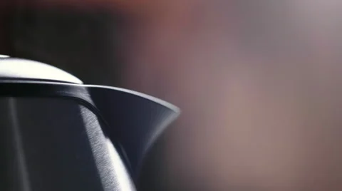 Steam from the electric kettle Video stock 59913423
