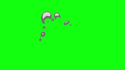 Steam elements 2D cartoon smoke animatio... | Stock Video | Pond5