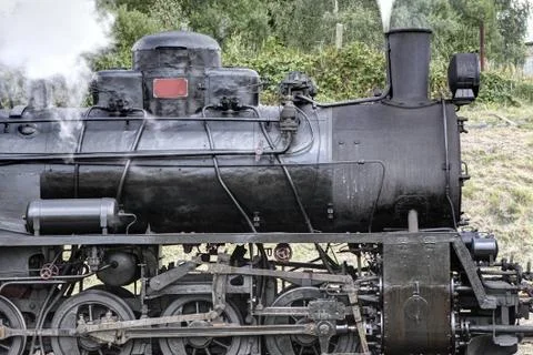 Steam engine boiler Stock Photos