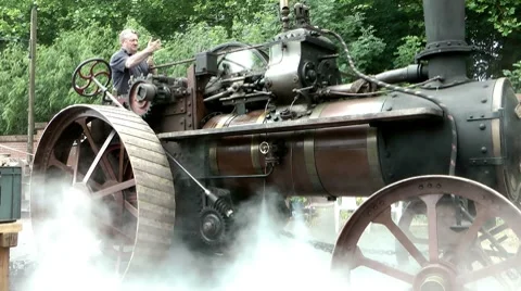 Steam engine Stock Footage 8577251