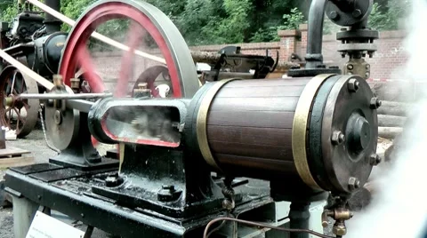 Steam engine Stock Footage 8577253
