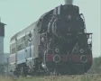 Steam engine moving slowly forwards SD Footage