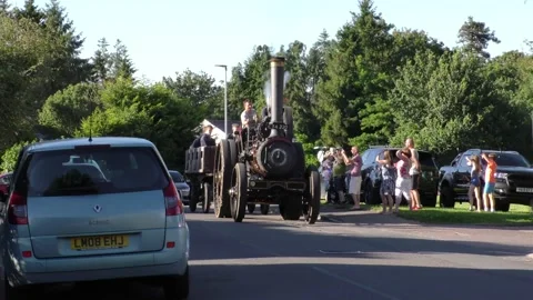 Steam Engine on Prom Night Video stock 132602048