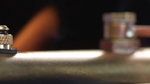 Steam Engine - tight focus pull on flame Stock Footage 84066770