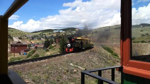 Steam Engine Train Cripple Creek CO Stock Photos