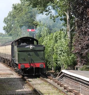 Steam Engine Train. Stock Photos