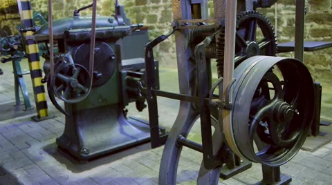 Steam engine train technology. Stock Footage 62473474