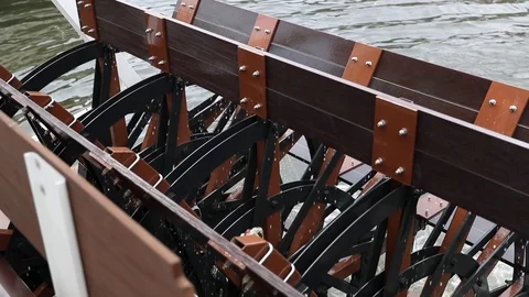 Steam Engine Wheel (Slow-Mo HD) Stock Footage 118658480